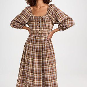 MADEWELL Gauze Sophia Midi Dress